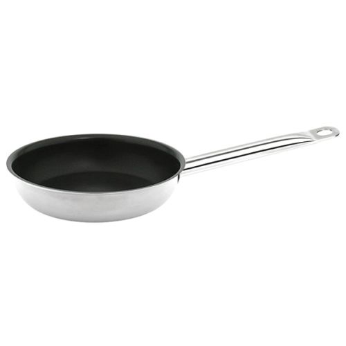 Thunder Group SLSFP4108, 8-Inch 18/0 Stainless Steel Non-Stick Fry Pan