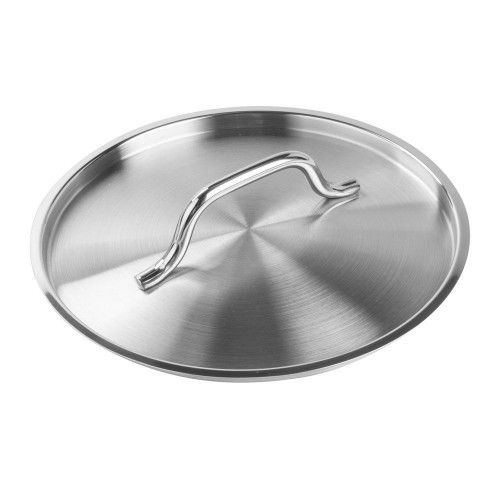 Thunder Group SLSPS016C, 11 7/8-Inch 18/8 Stainless Steel Stock Pot Cover for SLSPS016 (Discontinued)