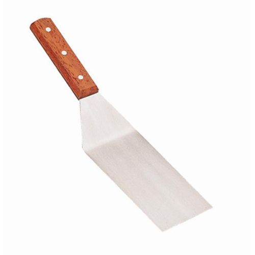 Thunder Group SLTWBT075, Stainless Steel Straight Blade Turner with 7.5-Inch Blade, Wood Handle