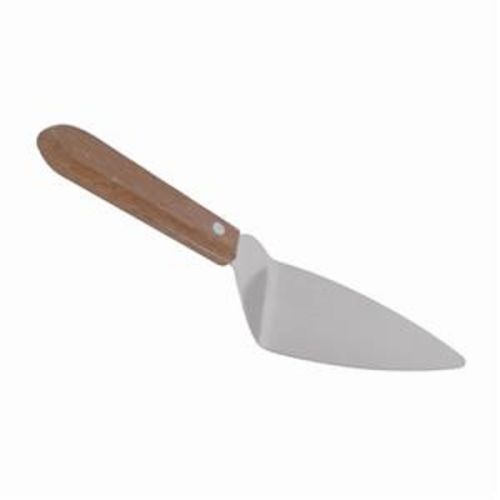 Thunder Group SLTWPS005, 3x4 1/4-Inch Stainless Steel Blade Pizza Server, Wood Handle