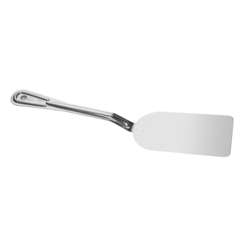 Winco TN165 Offset Grill Spatula with 5.5x2.5-Inch Blade and Wooden Handle 