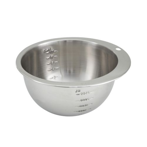 Winco SMB-10, 10-Cup Stainless Steel Measuring Bowl (Discontinued)