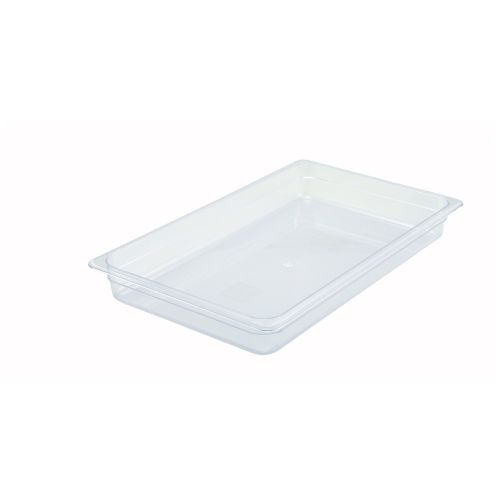 Winco SP7102, 2.5-Inch Deep Full-Size Polycarbonate Food Pan, NSF