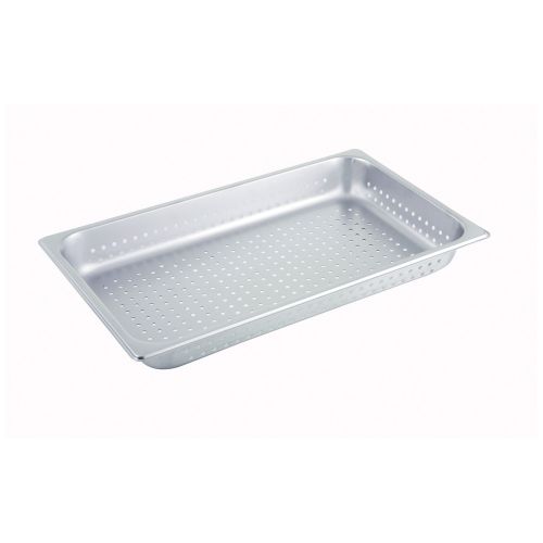 Winco SPFP2, 2.5-Inch Deep, Full-Size Stainless Steel Perforated Steam Table Pan, NSF