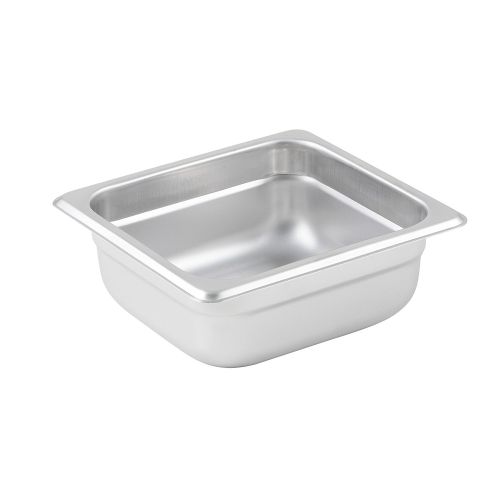 Winco SPJP-602, 2.5-Inch Deep One-Sixth Size Anti-Jamming Steam Table Pan, NSF