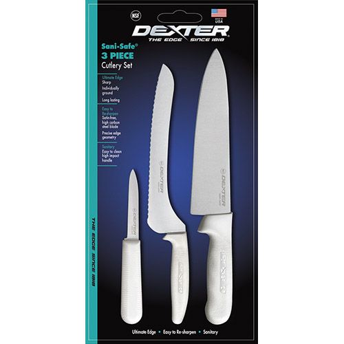 Dexter Russell SS3, 3-Piece Cutlery Set, NSF