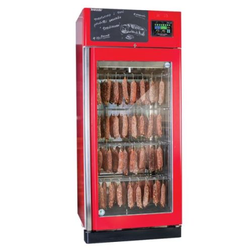 Omcan STG150TTW, 35-inch StagionelloEvo Glass Door Red Meat Drying & Preserving Cabinet, 330 lbs