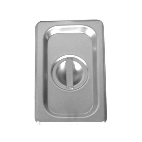 Thunder Group STPA7140C, Quarter Size Solid Cover for Steam Pan, Stainless Steel, Rectangular