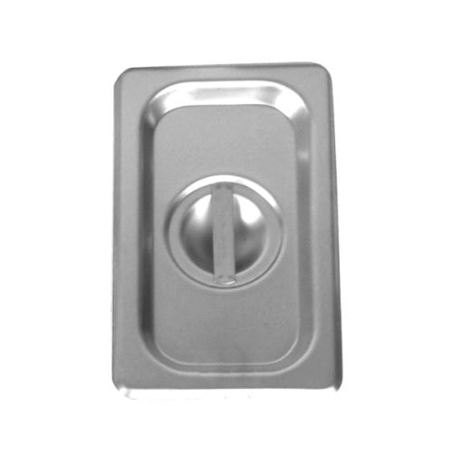 Thunder Group STPA7160C, Sixth Size Solid Cover for Steam Pan, Stainless Steel, Rectangular