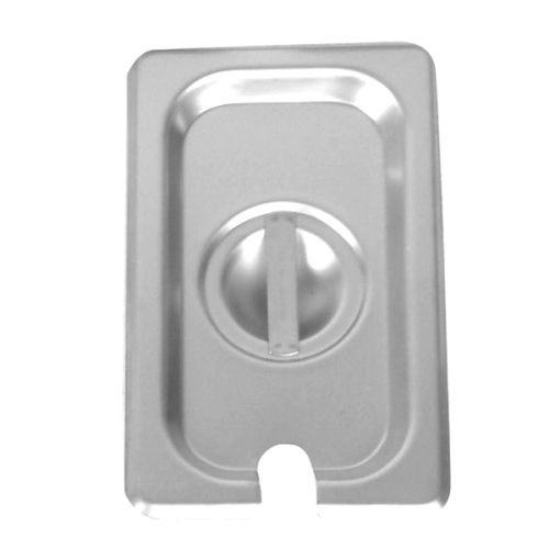 Thunder Group STPA7160CS, Sixth Size Slotted Cover for Steam Pan, Stainless Steel, Rectangular