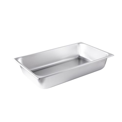 C.A.C. STPF-S25-4, 4-inch Stainless Steel Full-Size 25 Gauge Standard Steam Table Pan