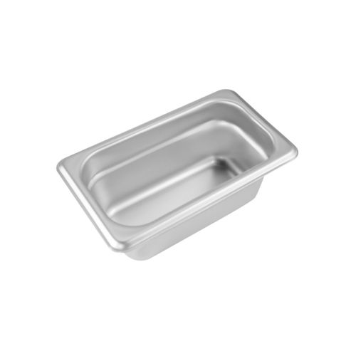 C.A.C. STPN-25-2, 2.5-inch Stainless Steel 1/9 Size 25 Gauge Anti-Jam Steam Table Pan
