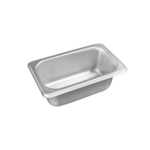 C.A.C. STPN-S25-2, 2.5-inch Stainless Steel 1/9 Size 24 Gauge Standard Steam Table Pan