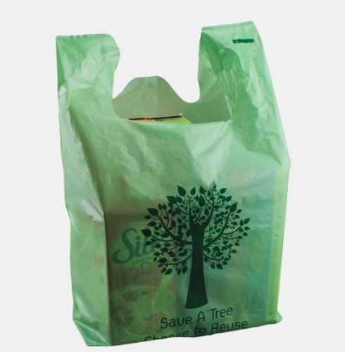 CrownPoly T39057 12x7x22-Inch 2.25mil Reusable Green Plastic Bag, 360/CS |  McDonald Paper Supplies
