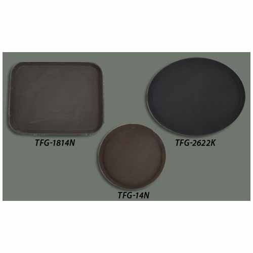 Winco TFG-1814N, 14x18-Inch Rectangular Non-Slip Fiberglass Tray, Brown