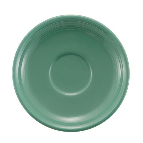 C.A.C. TG-2-G, 6-Inch Porcelain Green Saucer for TG-1-G Cup, 3 DZ/CS