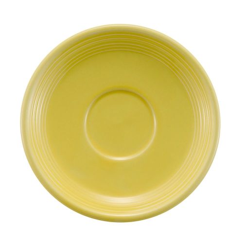 C.A.C. TG-2-SFL, 6-Inch Porcelain Sunflower Saucer for TG-1-SFL Cup, 3 DZ/CS