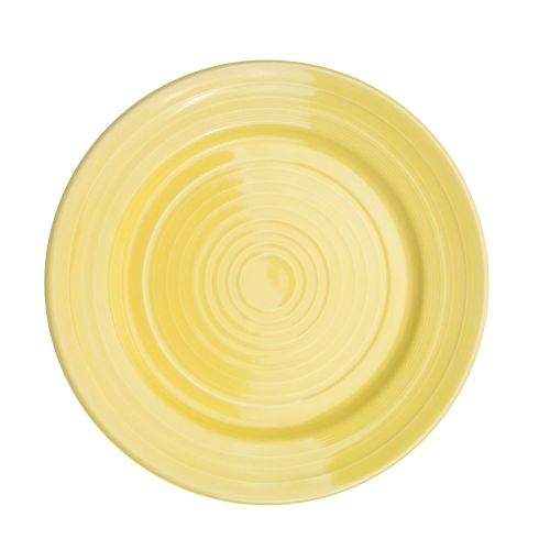 C.A.C. TG-21-SFL, 12-Inch Porcelain Sunflower Plate, DZ