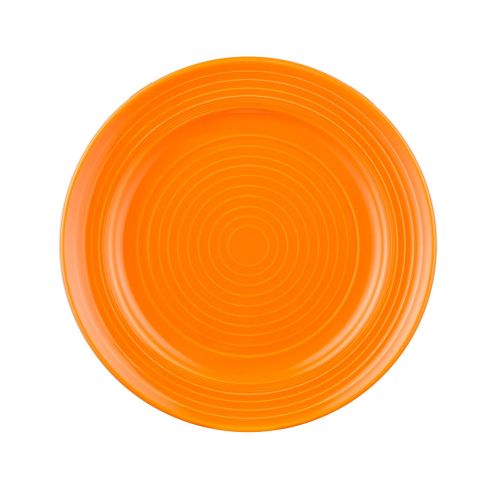 C.A.C. TG-6-TNG, 6.5-Inch Porcelain Tangerine Plate, 3 DZ/CS