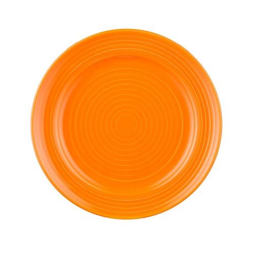 C.A.C. TG-9-TNG, 9.87-Inch Porcelain Tangerine Plate, 2 DZ/CS