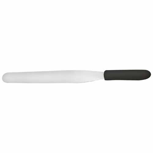 Winco TKPS-9, Bakery Spatula with 10x1.38-Inch Blade and Black Polypropylene Handle, NSF