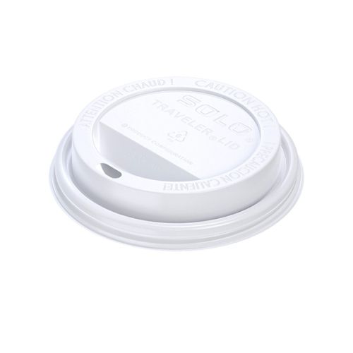 Dart TLP316-0007 Traveler White Cappuccino Style Dome Lid, 1000/CS