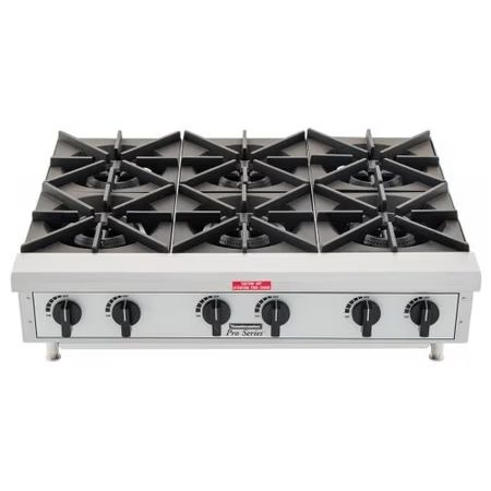 Toastmaster TMHP6, Gas 6 Burner Countertop Hot Plate