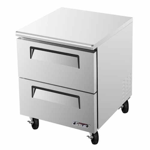 Turbo Air TUR-28SD-D2-N 2 Drawers Undercounter Refrigerator