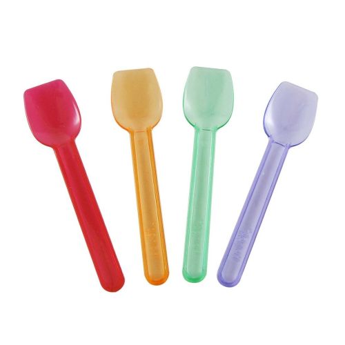 Karat U2400, 3.7-Inch Multicolor Disposable Gelato Ice-Cream Spoons, 2000/CS