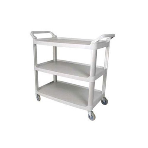Winco UC-40G, 40x19.75x37.5-Inch Gray 3-Tier Utility Cart (Discontinued)