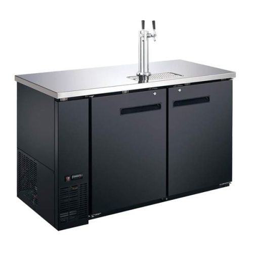 Coldline CDD-48 48-inch Refrigerated Direct Draw Beer Dispenser with 1 Spout, 11.8 Cu.Ft.