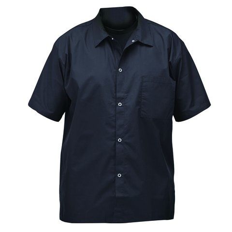 Winco UNF-1KXXL, Chef Shirt, Black, 2X