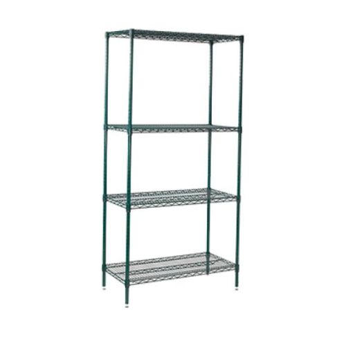Winco VEXS-1836, 18x36x72-Inch 4-Tier Wire Shelving Set