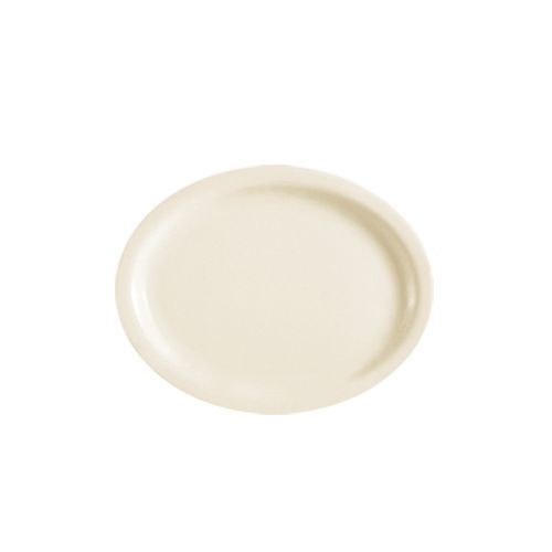 C.A.C. WAS-14, 13.12-Inch Porcelain Oval Platter with Narrow Rim, DZ
