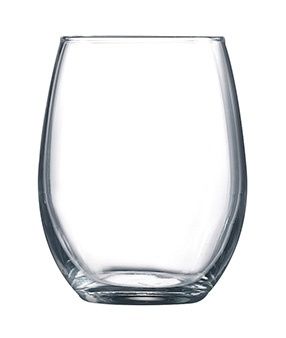 Winco WG06-003, 9-Ounce Gem Stemless Wine Glasses, 1 DZ