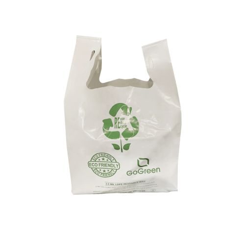 1/6RPBW 11.5x6.5x21-Inch 3 mil White Reusable Plastic Bag, 150/CS