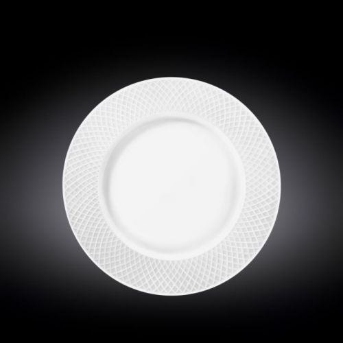 Wilmax WL-880100/A 8-Inch Julia Round White Porcelain Dessert Plate, 36/CS (Discontinued)