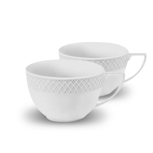 Wilmax WL-880109/2C-X, 8 oz. Julia Collection White Porcelain Tea Cups, 36/CS (Discontinued)