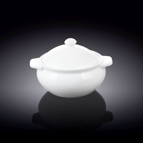 Wilmax WL-997016/1C, 19 Oz White Porcelain Baking Pot, 24/PACK