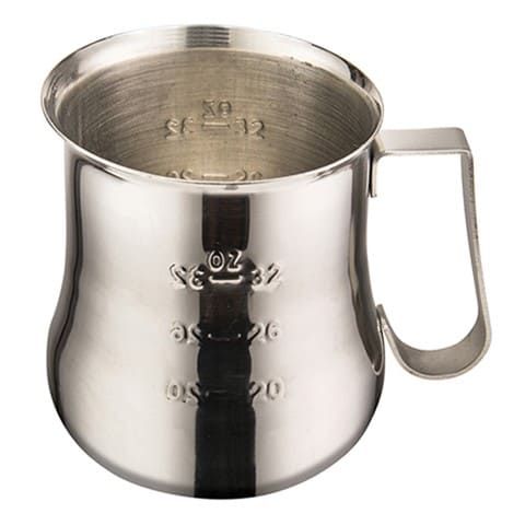 Winco WPE-40 40 Oz Stainless Steel Espresso Milk Frothing Pitcher, EA