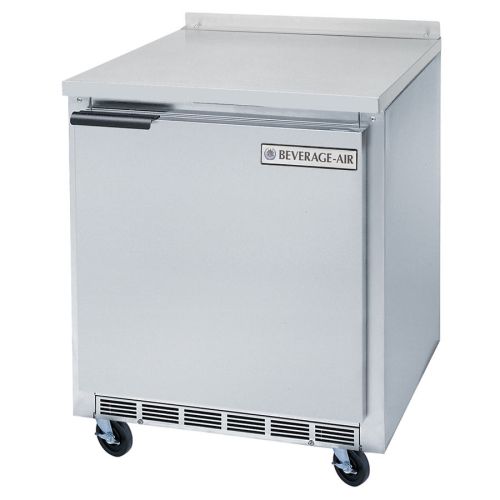 Beverage Air WTR27A, 27-Inch Worktop Refrigerator/Lowboy with 1 Door, UL, NSF