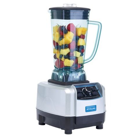 Winco XLB-1000, 68 Oz AccelMix Commercial Blender, 120V, 1450W, with Paddle Controls