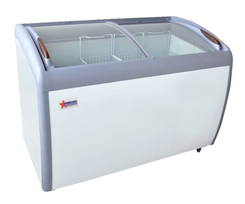 Omcan XS-360YX, 49x28x34-Inch Ice Cream Freezer, 2 Sliding Glass Doors, 12.8 Cu. Ft, ETL Listed, ETL Sanitation (Discontinued)