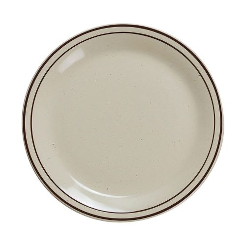 Yanco BR-9 9.5-Inch Porcelain Speckled Plate, 36/CS