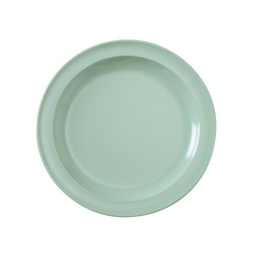 Yanco NS-107G 7.25-Inch Nessico Melamine Round Green Dessert Plate, 48/CS