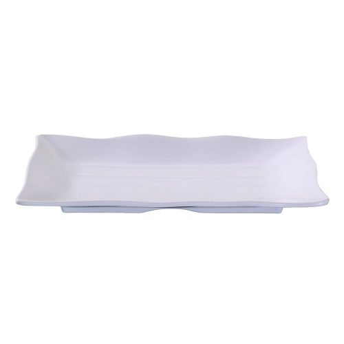 Yanco OK-2414 13x9-Inch Osaka Melamine Rectangular White Plate, 36/CS