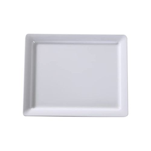 Yanco OK-7012 12.75x10.5-Inch Osaka Melamine Rectangular White Plate, DZ