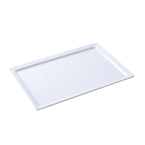 Yanco OK-7020 20x14-Inch Osaka Melamine Rectangular White Display Plate, 6/CS