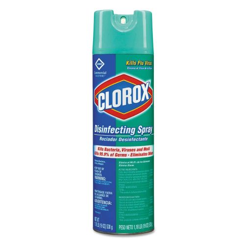 Clorox CLOR19, 19 Oz Disinfectant Spray, 12/CS
