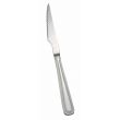 Winco 0030-16, Shangarila Extra Heavyweight Steak Knife, Pointed Tip, 18/8 Stainless Steel, Mirror Finish, 12/Pack